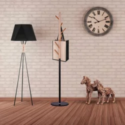 Вешалка-стойка BRABIX CR-1906 на мраморном диске Черный