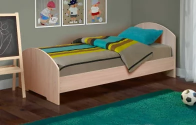 Кровать на уголках №2 900*2000 Ясень Анкор темный