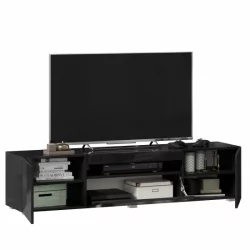 ТВ тумба Бруклин ЛД 685.050.000 Черный глянец