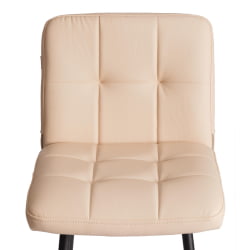 Полубарный стул Medeo/Медео экокожа , бежевый, 42х56х102 см