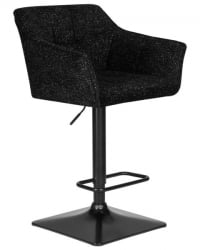 Стул барный DOBRIN RALF (черный твид (LEO18)) 2 шт
