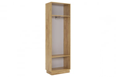 Бельевой шкаф Моди MGM-02 дуб крафт золотой/белое дерево