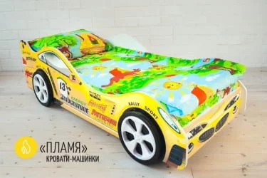 Кровать-машинка Пламя
