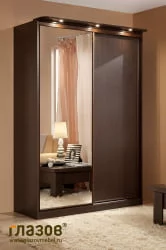 Шкаф-купе 2 Домашний Композиция Венге