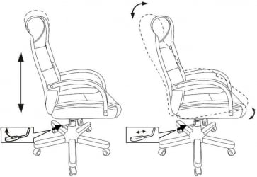 Кресло руководителя Бюрократ T-9928WALNUT Fabric зеленый Italia Green
