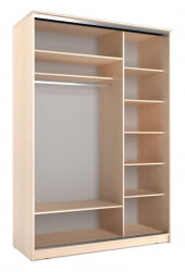 Шкаф-купе коричневый Хит-24-12-15 Ясень шимо темный