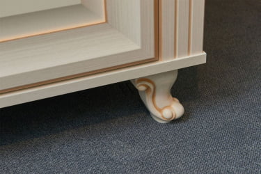 Комплект мебели для гостиной Марлен №9 Кремовый белый Патина