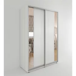 Шкаф-купе с зеркалом Акцент-Вера ДР 1600х600 Выбеленное дерево