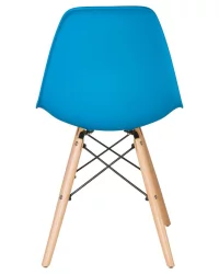 Стул обеденный DOBRIN DSW Голубой BE-02