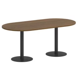 Стол овальный HOME OFFICE VR.SP-5-180.1 Орех Гварнери/Антрацит металл