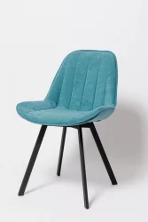 Стул для гостиной К 21 black Бирюзовый (РС 21\ч)