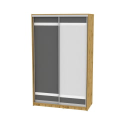 Шкаф-купе Б-230х135х60-1(ДВ-Графит-Д9Д10) / B-230х135х60-1(ДВ-Графит-D9D10)