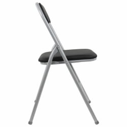 Стул складной BRABIX Golf CF-007 серебристый каркас Черный