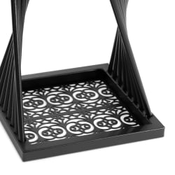 Журнальный стол Osteria/Остерия металл, черный, 25,5х25,5х59 см