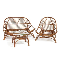 Стол для дачи VENICE 53x46x45 см, coco brown (коричневый кокос)