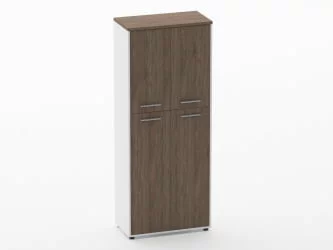 Шкаф 4 широкий закрытый, 4 двери Deka 10.19.141 Дуб Верцаска/Белый
