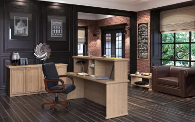 Стойка ресепшен RMS 090 Орех Даллас