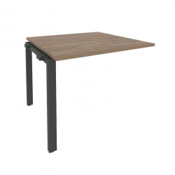 Проходной наборный элемент переговорного стола ОНИКС О.МП-НПРГ-1 Дуб Аризона/Антрацит / ONIX O.MP-NPRG-1