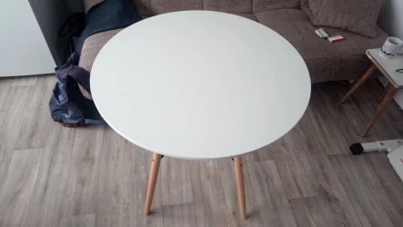 Круглый стол ST-001 Белый 900мм