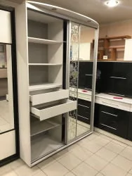 Блок ящиков для шкафа 1600x600 и 2400x600 Ящ-77 ВТ Венге