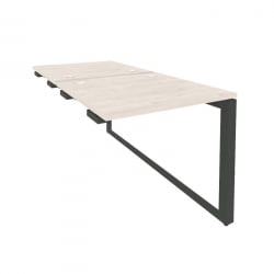 Стол-приставка двойной на О-образном м/к к опорым элем. ONIX O.MO-D.SPR-0.8 Денвер Светлый/Антрацит