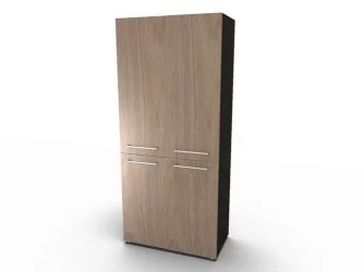 Шкаф с глухими средними и малыми дверьми