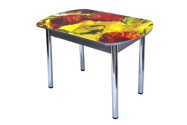 Стол обеденный Европейский фп Малина ЛДСП серый