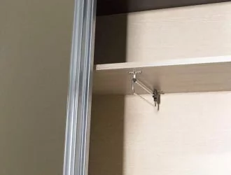 Двустворчатый гардеробный шкаф Ольга 10.1 Ясень шимо светлый Венге