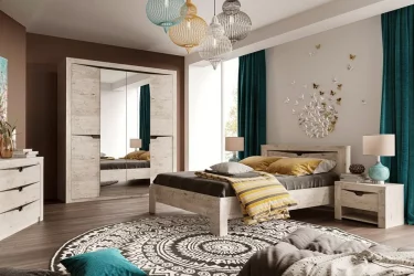 Кровать 1800 Соренто 22 Дуб бонифаций