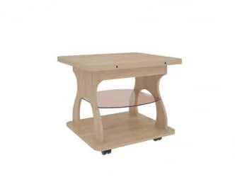 Стеклянный стол Купер модуль 01 Дуб сонома