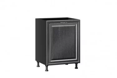 Тумба кухонная 600 Италия ЛД 275.056.000 Черный Дуб темный