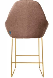 Стул полубарный Кент (ПБ) Браун/Линк Золото / Kent