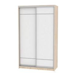 Шкаф-купе B-230х135х60-1(ДСС-Белый-D7D7)