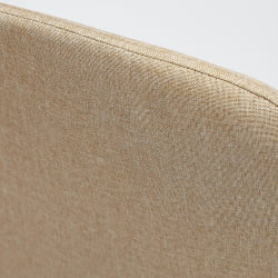 Стул BREEZE (mod. 4724) металл/ткань, 44х48х87см, бежевый/натуральное дерево