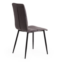 Стул FURLA (mod. 4816) металл/вельвет, 89х56х44см, серый