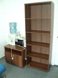 Шкаф 5 секций Альфа 62.40 орех «Пегас»