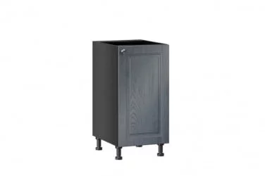 Тумба кухонная 400 Мокка ЛД 274.020.000.124 Черная Дуб фактурный антрацит