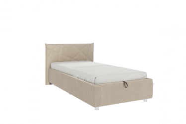 Кровать с ящиком Бест с подъем. механизмом ZP.KM0.9-02 капучино (велюр)