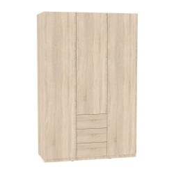 Шкаф распашный Р-198х135х60-3-ПО(ДСС) / R-198х135х60-3-PO(ДСС)