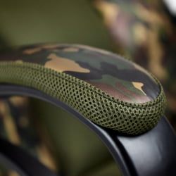 Кресло RACER GT MILITARY кож/зам/ткань, хаки/хаки, TW 28