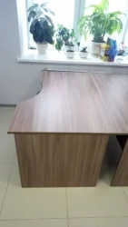 Стол письменный правый СА-2 Пр Ясень Шимо