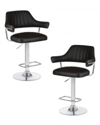 Стул барный DOBRIN CHARLY (черный) 2 шт