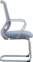 Кресло для посетителей Еверпроф ЕП-810 Греи Сетка Серый / Everprof EP-810 Grey