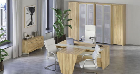 Брифинг-приставка 800 мм Corner COR.BR-8 Гикори Песочный