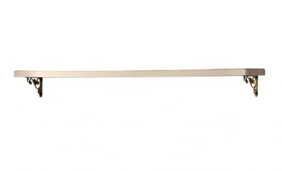 Полка навесная Марлен 498 Кремовый белый Патина