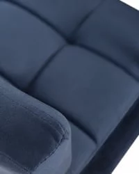 Офисное кресло для персонала DOBRIN TERRY Синий велюр MJ9-117