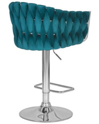 Стул барный DOBRIN MARCEL (морской волны велюр (MJ9-99)) 2 шт