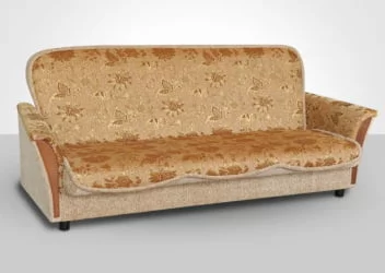 Диван тканевый Люкс саваж 4 микровелюр кожа 24-3