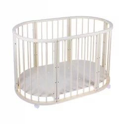 Кровать-трансформер 6-в-1 Merry Happy 01 Слоновая кость