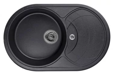 Кухонная мойка GRANULA 7801 Черный
